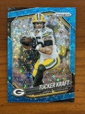 2025 Prizm Tucker Kraft #127 No Huddle Blue Prizm SP 78/125