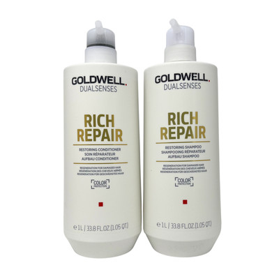 Goldwell Dualsenses - Rich Repair Shampoo Conditioner Duo 1 Liter New Pack