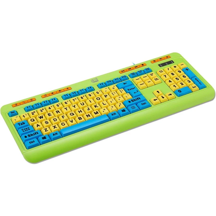 Adesso Antimicrobial Wired Kids Keyboard and Mouse Combo (AKB132DB) - Image 4 of 4