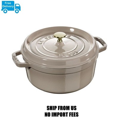 Staub La Cocotte4 qt, Round, Cocotte, Sesame