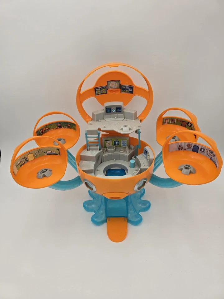 Conjunto de jogos de polvo Fisher Price Octonauts luzes da sede sons funcionam - Imagem 3 de 4