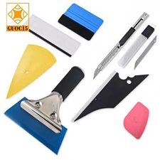 8 PCS Car Window Tint Wrapping Vinyl Tools Squeegee Scraper Applicator Kits