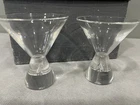 2 - 1950’s Signed Steuben George Thompson Martini Glasses