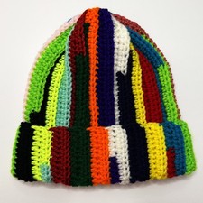 Multicolor Beanie, Crochet Beanie, Scrap Hat