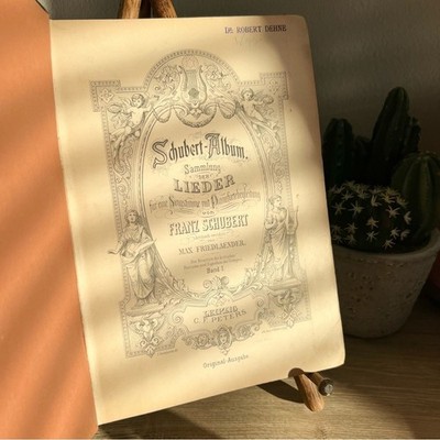 Antique Schubert Lieder Album Vol. 1 (Peters Leipzig) | Vocal Sheet Music Book