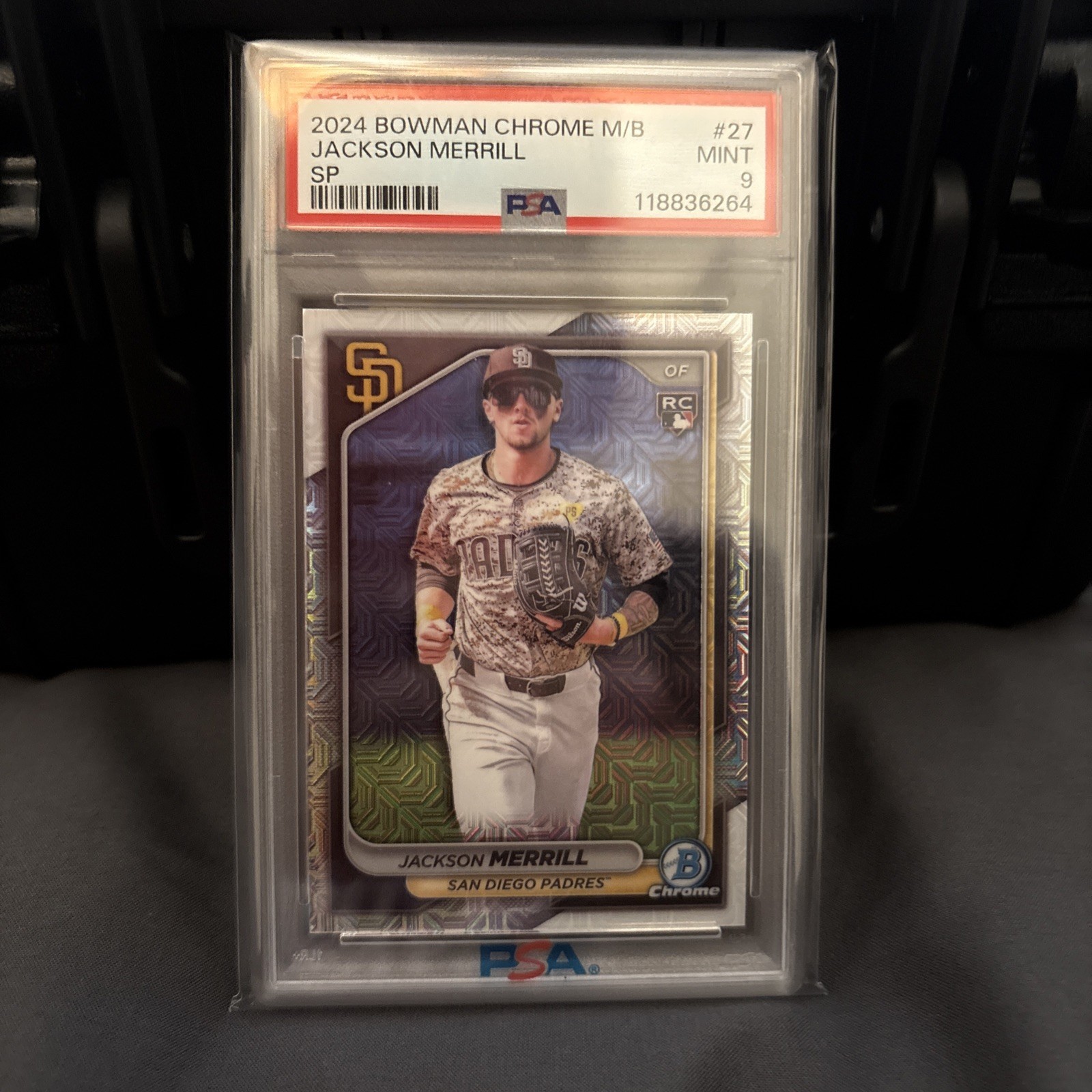 2024 Bowman Chrome - Image Variation Jackson Merrill #27 Mojo Refractor (RC)