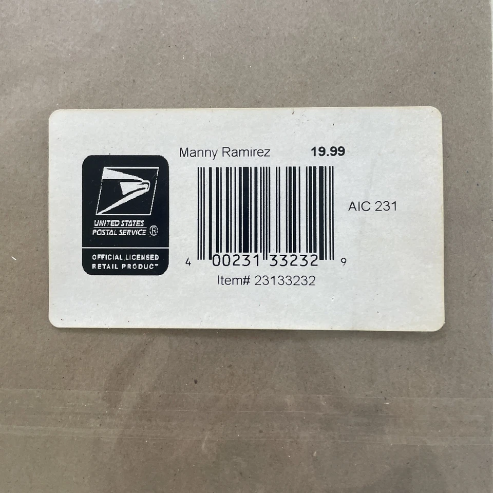 New Manny Ramirez Red Sox 04 World Series MVP 12X16 USPS Matted Photo - Image 4 of 4