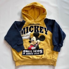 Vintage 2000s Disney Mickey Mouse Graphic Hoodie Kids Toddler 3T