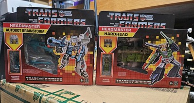 Transformers Retro G1 Headmasters Walmart Excl. BRAINSTORM and HARDHEAD NEW