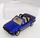 Vintage Matchbox Ford Escort XR3i Cabriolet Met. Blue FREE Acrylic Display Box
