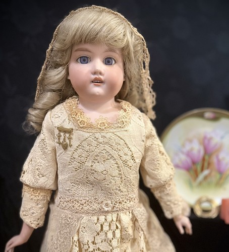 Haunted Antique German Doll Vessel Positive Transitional Spirit Leather Body