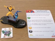  HeroClix DC THE BRAVE AND THE BOLD Blue Beetle and Booster Gold 052 with card 