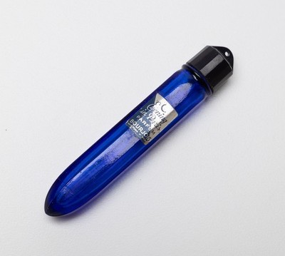 Vintage Evening In Paris Parfum/Perfume Bourjois Blue Glass Bottle/Vial New York