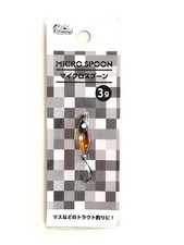 3g Micro Spoon Lure Trout Fishing Bait Lead Body Carbon Steel Hook Japan NEW