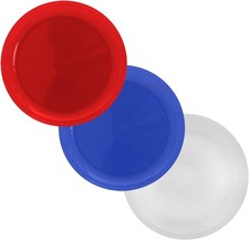 20 Count Patriotic Assortment Disposable Hard Plastic Party Plates 6-inch