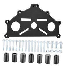Heavy Duty Engine Safe Stand Adapter Plate, Hardware Kit, Black | Compatible