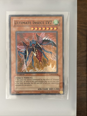 #ad #ad Yu Gi Oh TCG Ultimate Insect LV7 TLM EN010 the Lost Millennium 1st Edition $34.99