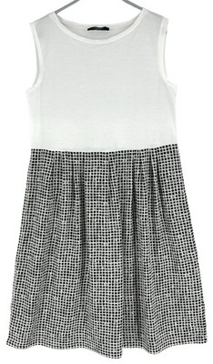 Max Mara Weekend Damen Seiden Jersey Fit & Flare Kleid Rundhals Midi Größe L