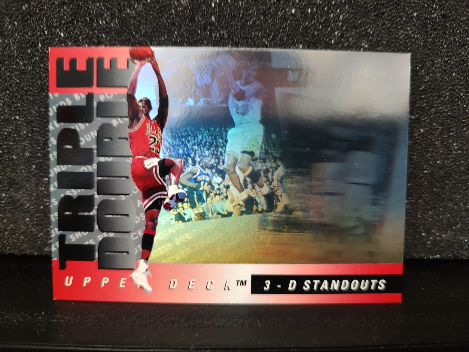 Upper Deck 1993 Triple Double 3-D Standouts Insert Michael Jordan TD2