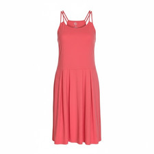SO Authentic American Heritage Sleeveless Pleated Midi Sundress Coral Size 3X