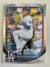 2025 Bowman Chrome Roki Sasaki RC Pulsar Refractor /399 #12