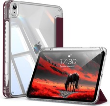 Case for iPad 11th Generation 11 Inch 2025, Clear Back Shell with Pencil Holder