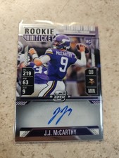 🔥J.J. McCarthy Panini Contenders Optic Rookie Ticket Auto🔥📈