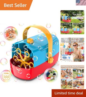 Bubble Machine Durable Automatic Bubble Blower, 18000+ Big Bubbles Per Minute...