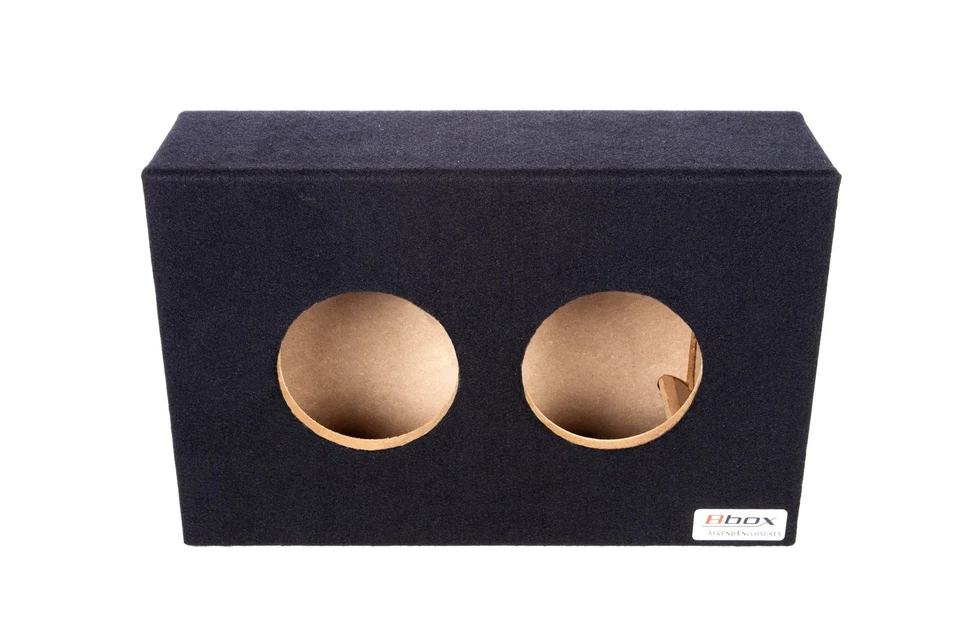 ATREND 8 in Dual Shallow Hyper Vented Enclosure Subwoofer Enclosure Precision CNC-Cut,