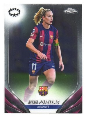2023-24 Topps Chrome Women's UCL FC Barcelona Alexia Putellas