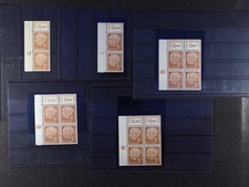 Bundesrepublik Deutschland, 1954, 178 DZ 1, 2, 5, 6, 8, postfrisch