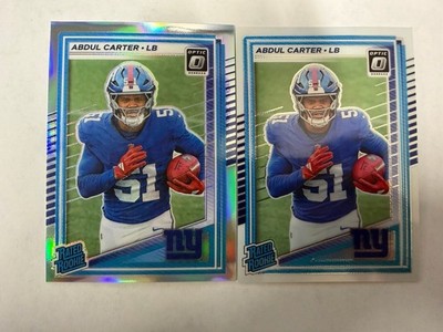2025 Optic Donruss Abdul Carter Rated Rookie Holo Plus Base #300 Giants 