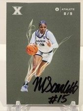 2023-24 Onit Xavier - Serie NUEVE en tarjeta AUTO #85 Mackayla Scarlett 8/9 SMOKE