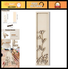 Large 12" Layered Wooden Letters for Wall Decor - Paintable Alphabet for Nursery