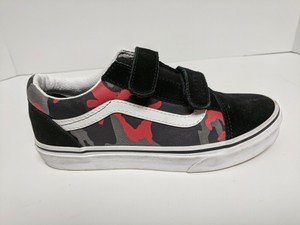 vans old skool black racing red