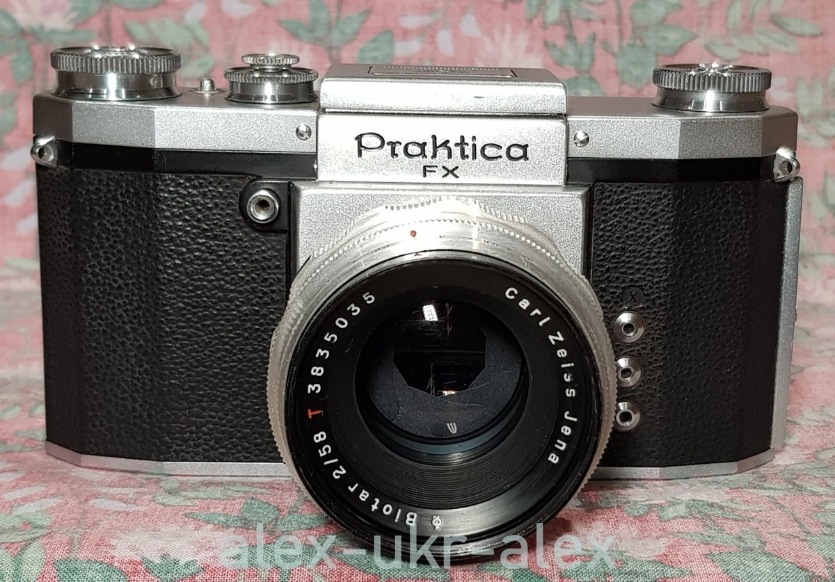 ナチュラルネイビー PRAKTICA FX - CARL ZEISS BIOTAR 2/58