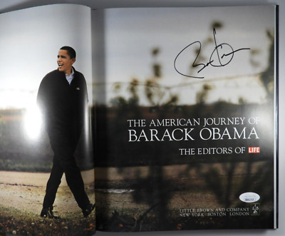 First Edition of "The American Journey of Obama" SIGNED by Barack Obama ...