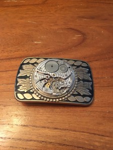 steampunk belt buckle