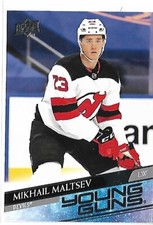 2020-21 Upper Deck Extended Series Young Guns YG Rookie RC #723 Mikhail Maltsev