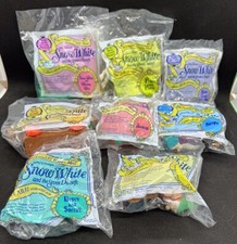 1992 McDonald's Happy Meal Snow White and the Seven Dwarfs Complete Set Of 8 NIP