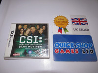 Csi: Crime Scene Investigation - Dark Motives Nintendo Ds Neu