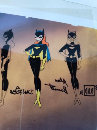 SERIE ANIMADA BATMAN PINTADA A MANO PROMOCIÓN CEL FIRMADO ALTIERI RIBA RADAR ALAN - Imagen 3 de 6