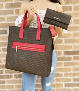 MK red tote