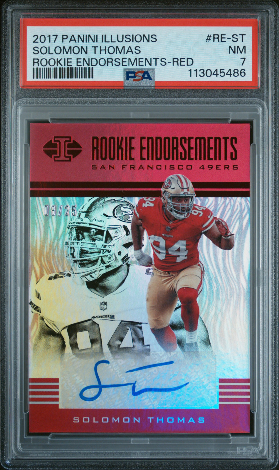Solomon Thomas Panini Illusions Rookie Endorsements #REST Red