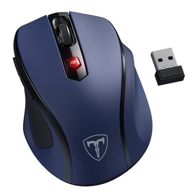 HOTWEEMS Wireless Mouse D-09 Computer Mouse USB Cordless Mice for Laptop Ergo...