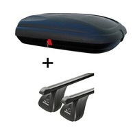 Dachbox Vdpba320L+Stahl DachträGer Vdp FüR FüR Citroen C4 I 3TüRer 04-10