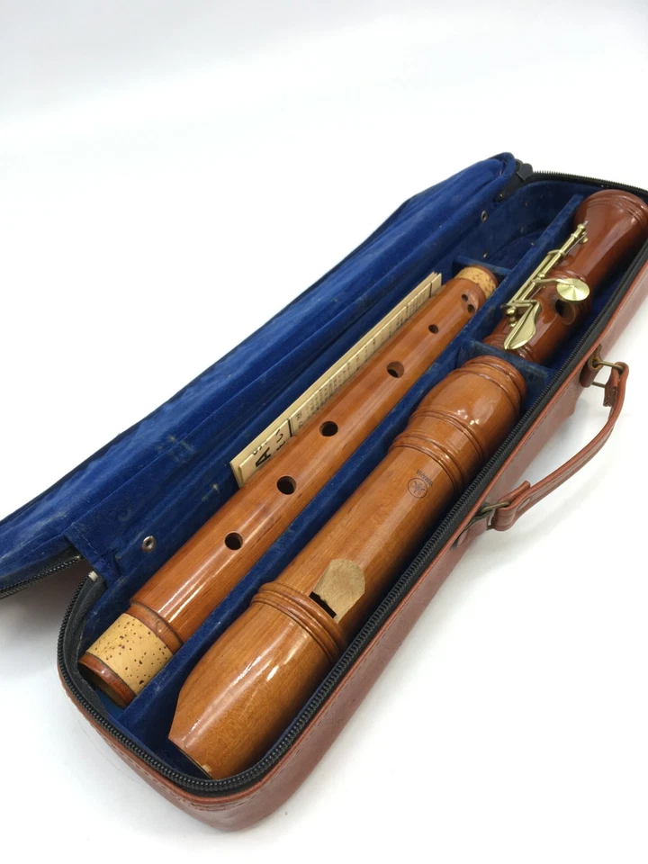 YAMAHA recorder tenor GERMAN Concert Music Instruments with case From Japan - Image 2 of 4