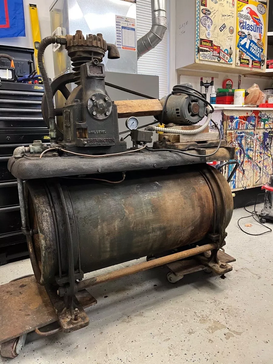 Vintage Worthington Air compressor eBay