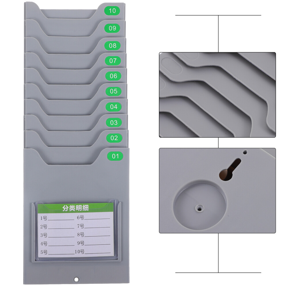 Warehouse Accessory Label Cards Holder Garage Shelving Pour