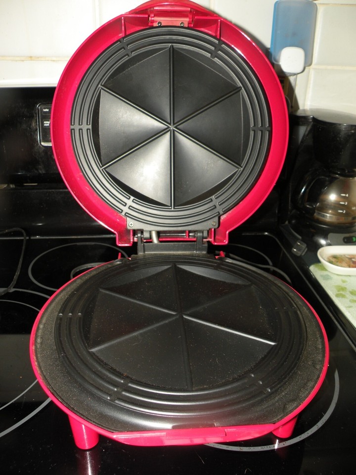 Santa Fe 12" Quesadilla Maker QM2SFR Red Salton 2002 Tested Working eBay